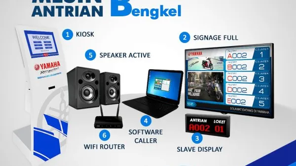 Mesin Antrian Bengkel