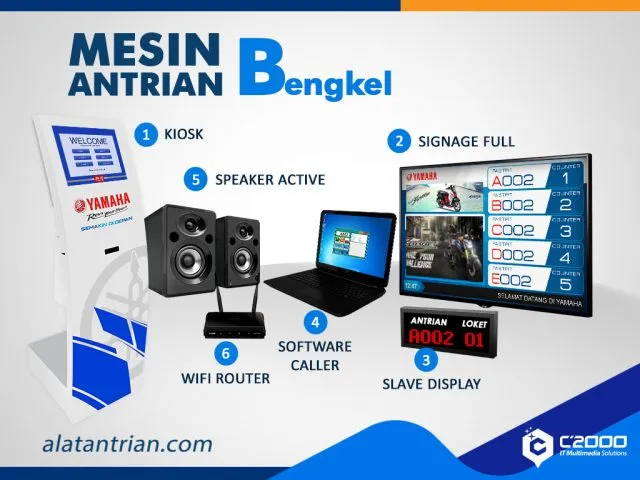 Mesin Antrian Bengkel