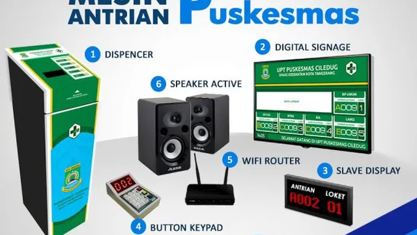 Mesin Antrian Puskesmas