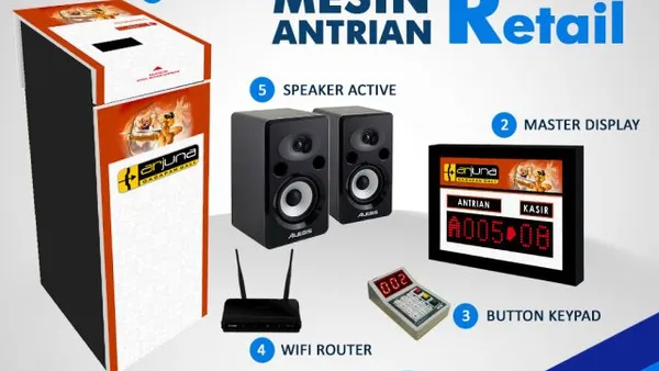 Mesin Antrian Retail