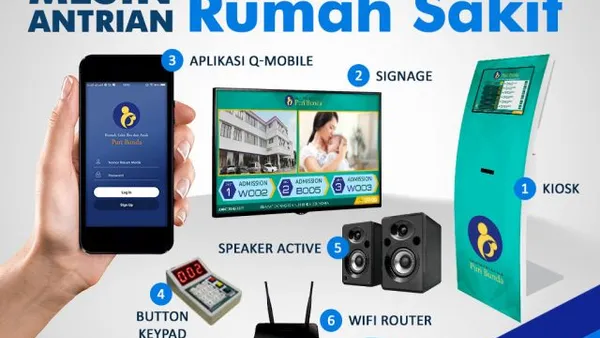 Mesin Antrian Rumah Sakit