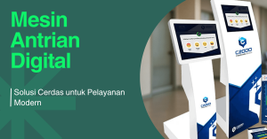 Ruang layanan publik dengan sistem antrian digital yang tertib dan efisien