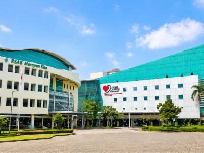 RSAB Harapan Kita Jakarta menggunakan mesin antrian dan software antrian dari alatantrian.com