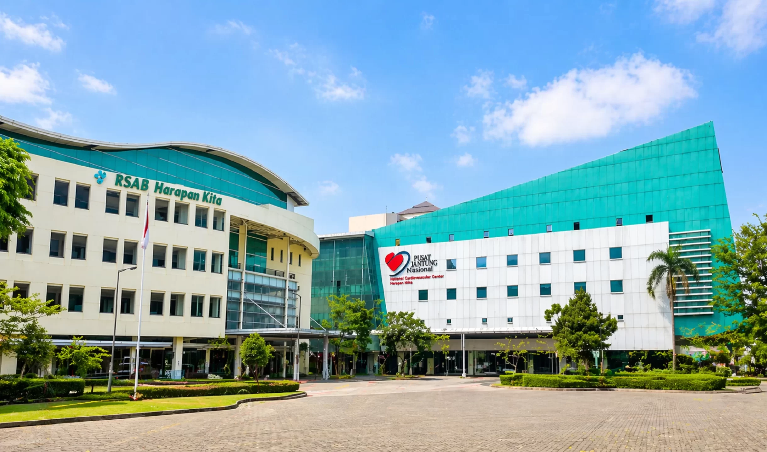 RSAB Harapan Kita Jakarta menggunakan mesin antrian dan software antrian dari alatantrian.com